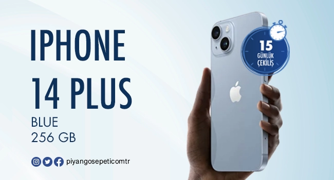 IPHONE 14 PLUS BLUE 256GB Çekiliş Sonuçları