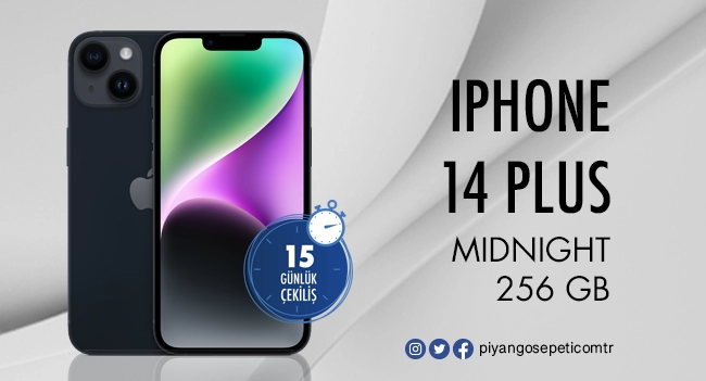 iPhone 14 Plus Midnight 256 GB Çekiliş Sonuçları