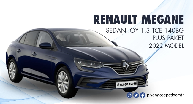 RENAULT MEGANE SEDAN JOY 1.3 Çekiliş Sonucu
