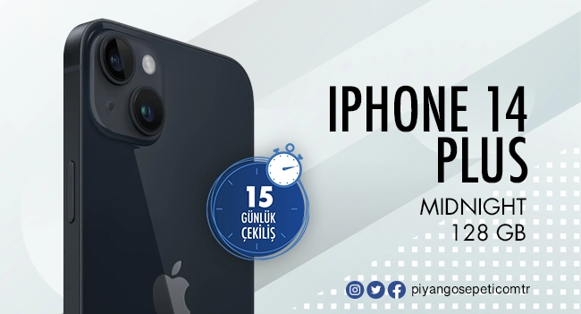 iPhone 14 Plus Midnight 128 GB Çekiliş Sonuçları
