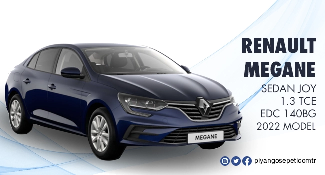 RENAULT MEGAN SEDAN JOY 1.3 Çekiliş Sonucu