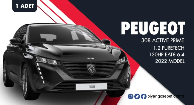 PEUGEOT YENİ 308 ACTIVE PRIME Çekiliş Sonucu