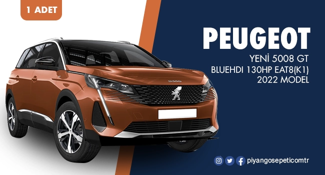 PEUGEOT YENİ 5008 BLUEHDi Çekiliş Sonucu