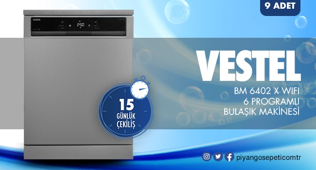 Vestel BM Bulaşık Makinesi Çekiliş Sonuçları