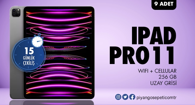 iPad Pro 11inç Çekiliş Sonuçları