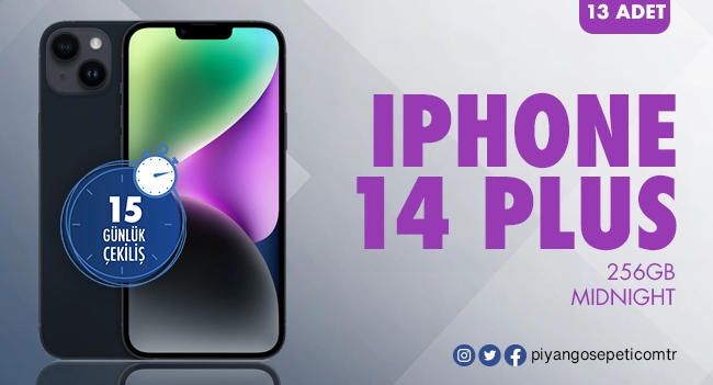 IPHONE 14 PLUS MIDNIGHT 256GB Çekiliş Sonuçları