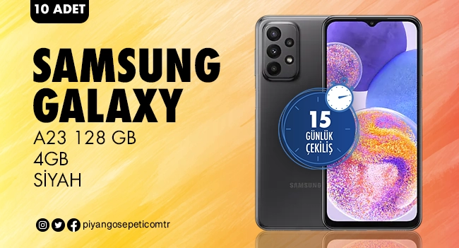 Samsung Galaxy A23 Çekiliş Sonuçları