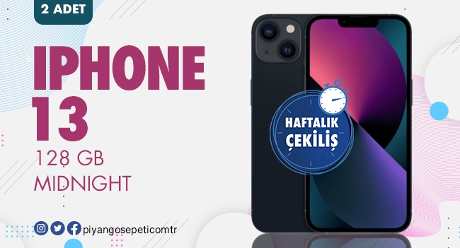Iphone 13 128GB Midnight Çekiliş Sonuçları