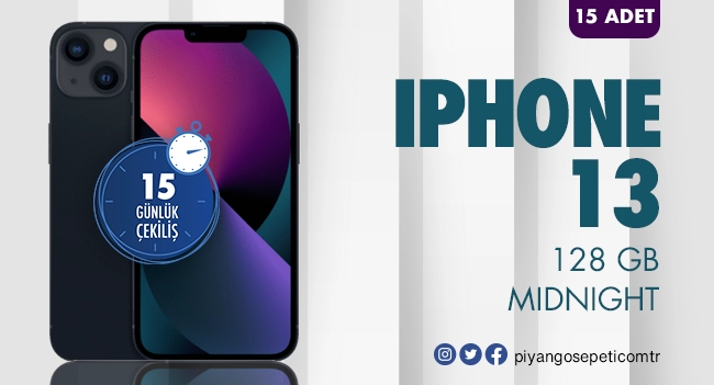 IPHONE 13 128 GB Çekiliş Sonuçları