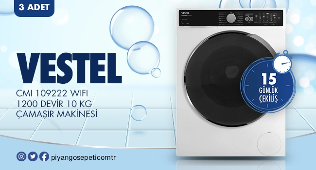 Vestel Çamaşır Makinesi Çekiliş Sonuçları