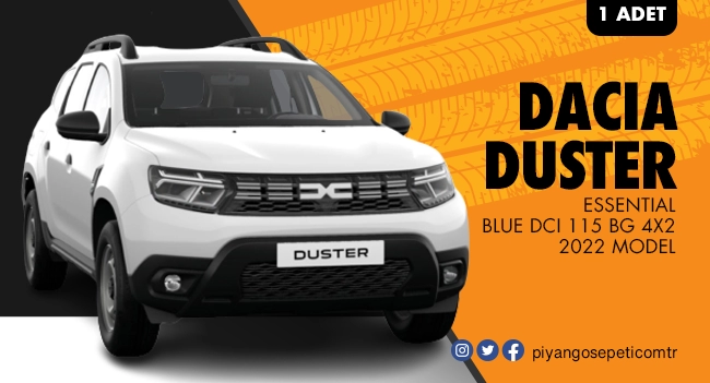 Dacia Duster Essential Blue Çekiliş Sonuçları