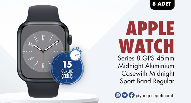 Apple Watch Series 8 Çekiliş Sonuçları