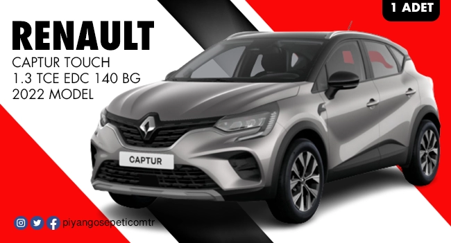 RENAULT CAPTUR TOUCH 1.3 TCe Çekiliş Sonuçları