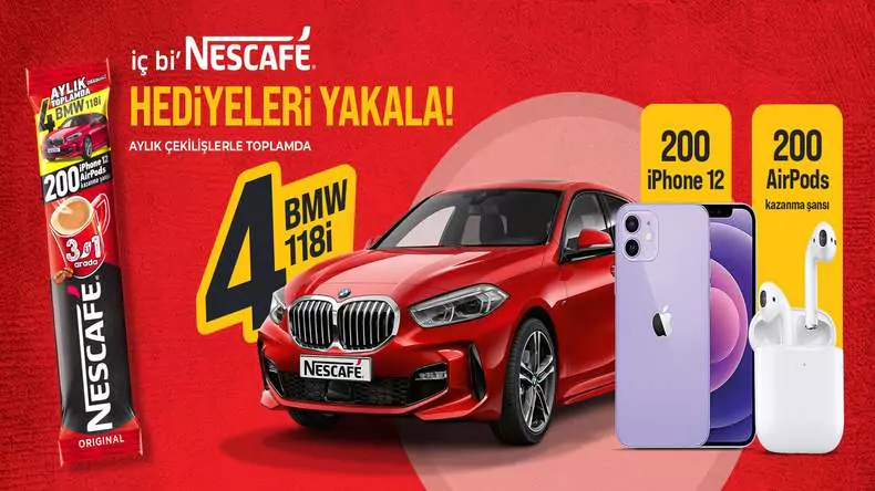 Nescafe BMW 118i Çekilişi 2021 4.Dönem