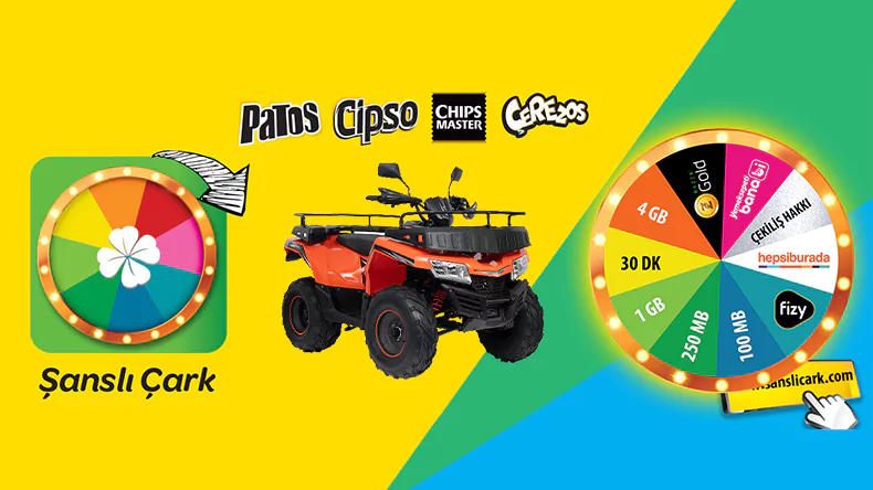 Şanslı Çark Kanuni 200 Off- Road 2021 Model ATV 6. Dönem Çekilişi