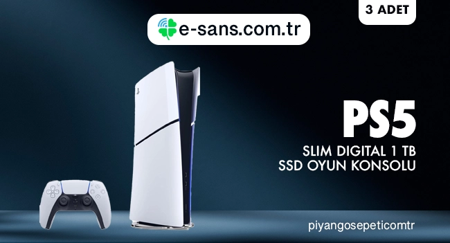 PS5 Slim Dijital 1 TB SSD