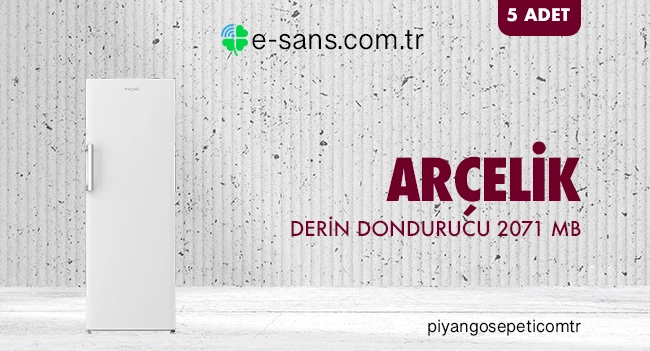 Arçelik Derin Dondurucu 2071MB Çekiliş Sonuçları