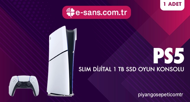 PS5 Slim Dijital 1 TB SSD