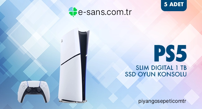 PS5 Slim Digital 1 TB Çekiliş Sonuçları